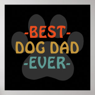 Beste hondenvader ooit poster