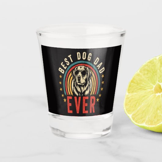 Beste hondenvader ooit shot glas (Voorkant)