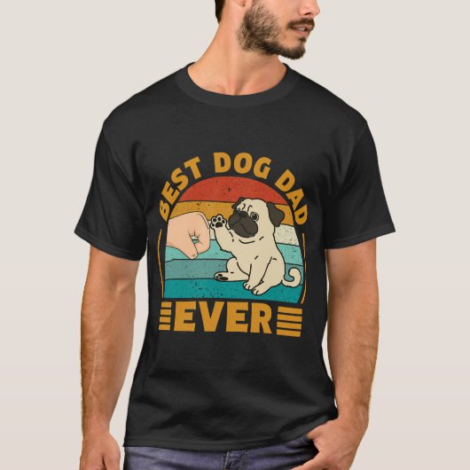 Beste hondenvader ooit t-shirt (Voorkant)