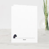 Beste hondenvader ooit Vaderdag Custom Pet Photo Feestdagen Kaart (Achterkant)