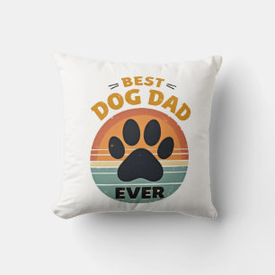Beste hondenvader ooit vintage retro poot zonsonde kussen