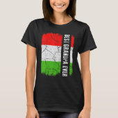 Beste Hongaarse opa ooit Hongaarse vlag Vader T-shirt (Voorkant)
