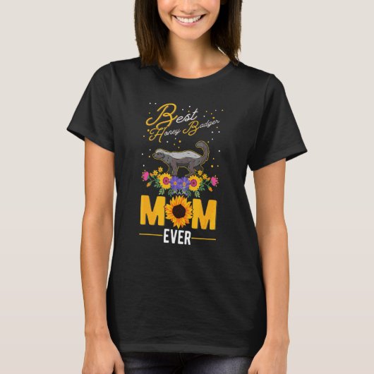 Beste honingdasmoeder ooit t-shirt (Voorkant)
