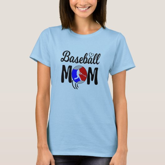 Beste honkbal moeder t-shirt (Voorkant)