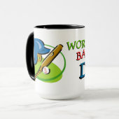 Beste Honkbalvader van de Wereld Mok (Voorkant links)