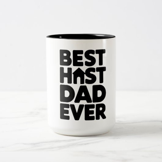 Beste Host Pap ooit Tweekleurige Koffiemok (Center)