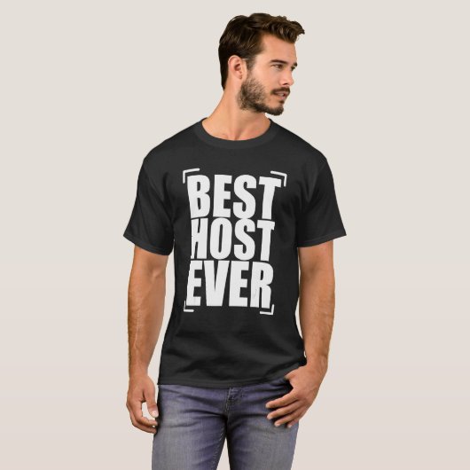 Beste hostserver t-shirt (Voorkant volledig)