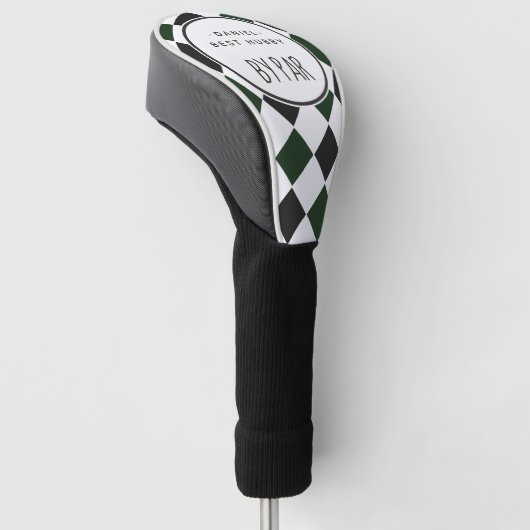 Beste Hubby van Par Green Play Golfheadcover (Schuin)