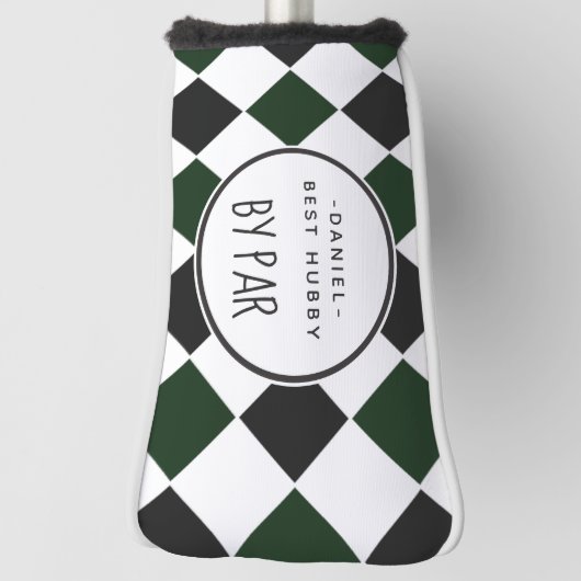 Beste Hubby van Par Green Play Golfheadcover (Draai 90)