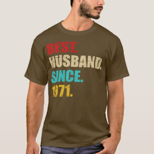 Beste huis sinds 1971 gouden huwelijksjubileum t-shirt