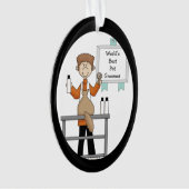 Beste huisdier Groomer Kitty Cat Acryl Ornament (voorkant)