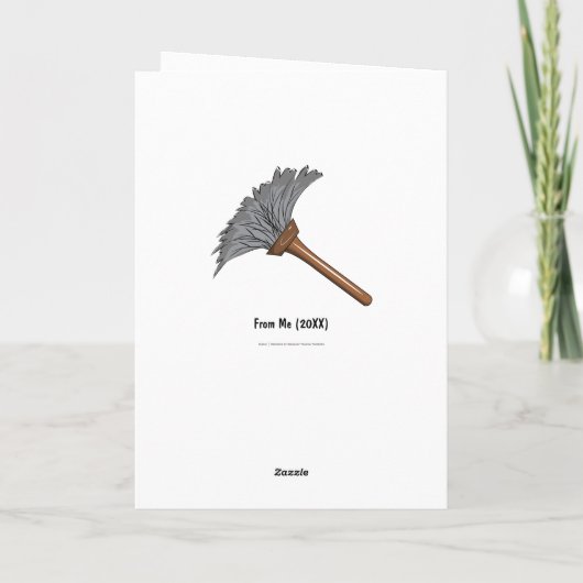 Beste huishoudster bedankkaart (Achterkant)