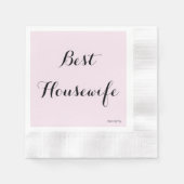 Beste huisvrouw servetten (Voorkant)