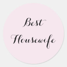 Beste huisvrouw Sticker