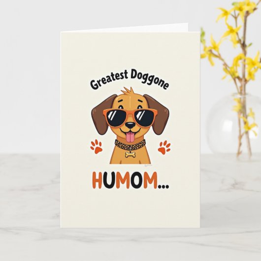 Beste Humom Kaart (Gele Bloem)