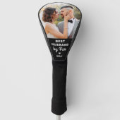 Beste HUSBAND op Par Birthday - Aangepaste foto Golfheadcover (Voorkant)