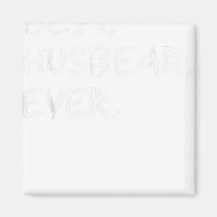 Beste Husbear Ever - Gay Beer Pride Magneet