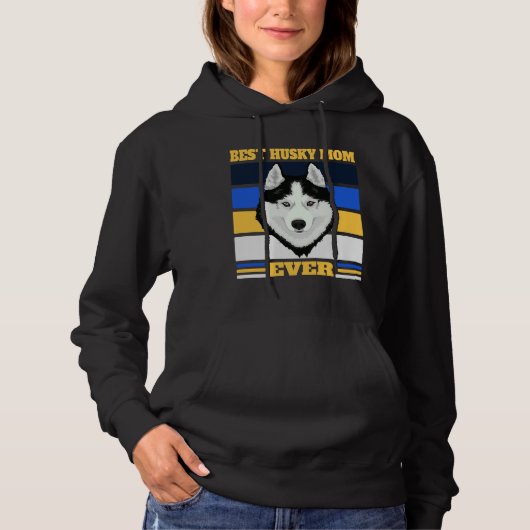 Beste Husky Moeder Ooit 2 Hoodie (Voorkant)