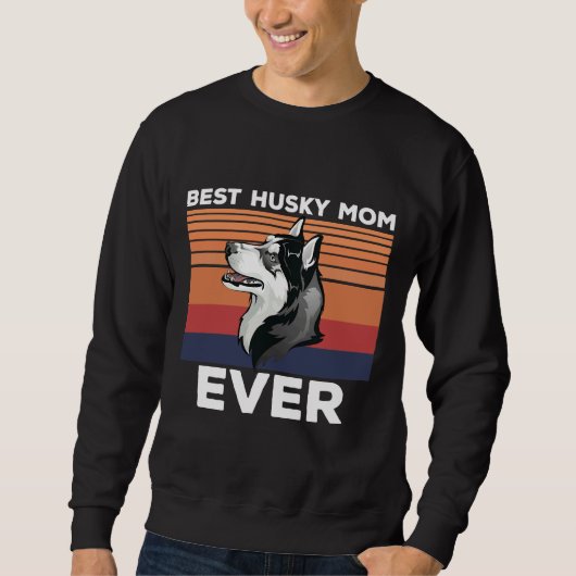 Beste Husky Moeder Ooit Idee Voor Husky Pap Husky Trui (Voorkant)