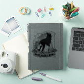 BESTE HUSKY MOM Banner Sticker (iPad Cover)