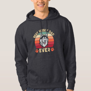 Beste husky vader ooit Ultimate Love Bond hond pap Hoodie