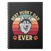 Beste husky vader ooit Ultimate Love Bond hond pap Notitieboek (Voorkant)