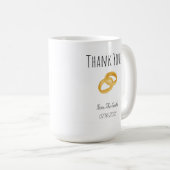 Beste huwelijksbeambte ter wereld - Dank je wel Gi Koffiemok (Voorkant rechts)