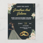 Beste huwelijksuitnodiging model vindt u hier briefkaart (Voorkant)