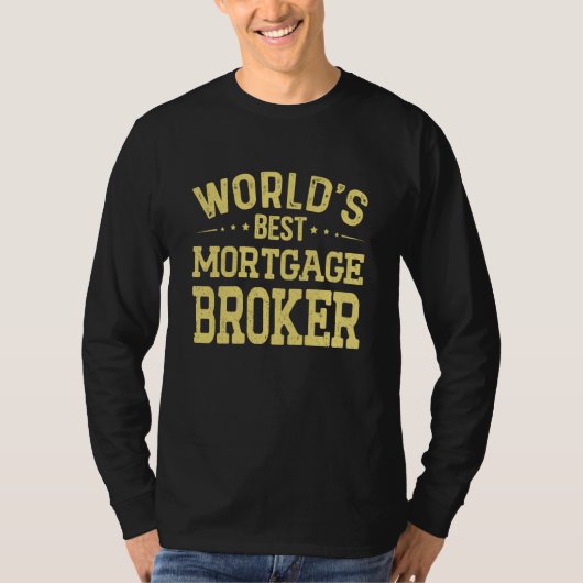 Beste hypotheekmakelaar ter wereld Functie Hypothe T-shirt (Voorkant)