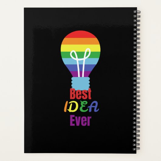 Beste idee ooit Pride. Planner (Achterkant)