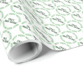 Beste Ierse moeder glanzend inpakpapier (Rol Hoek)