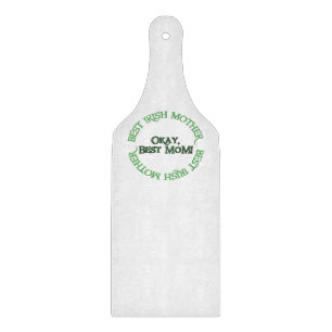 Beste Ierse moeder glas peddel snijplank