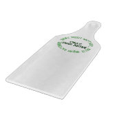 Beste Ierse moeder glas peddel snijplank (Hoek)
