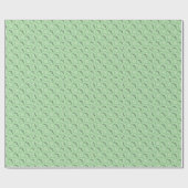 Beste Ierse moeder groene glanzende inpakpapier (Vlak)