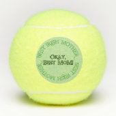 Beste Ierse moeder groene Penn tennisballen (Voorkant)
