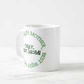 Beste Ierse moeder koffie mok (Voorkant links)