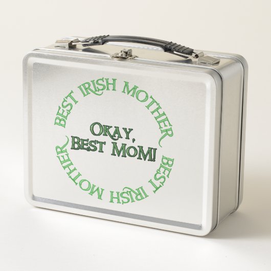 Beste Ierse moeder roestvrij staal lunchbox (Voorkant)