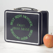 Beste Ierse moeder zwarte lunchbox (In situ)