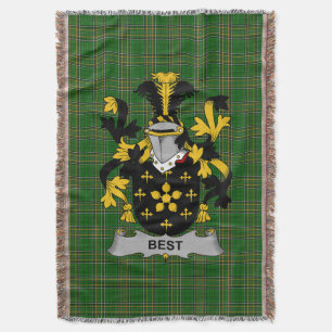 Beste Ierse Wapenfamilie Crest Ierland Deken