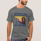 Beste Ierse waterspaniel vader ooit  vader D T-shirt (Voorkant)