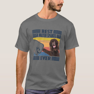 Beste Ierse waterspaniel vader ooit  vader D T-shirt
