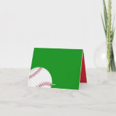 Beste in het spel honkbal gepersonaliseerd cadeau kaart (Achterkant)