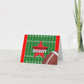 Beste in het spel Voetbal Gepersonaliseerd Cadeau Kaart (Voorkant)