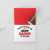 Beste in het spel Voetbal Persoonlijk Cadeau Kaart (Binnen)