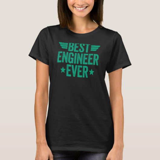 Beste ingenieur ooit 1 t-shirt (Voorkant)