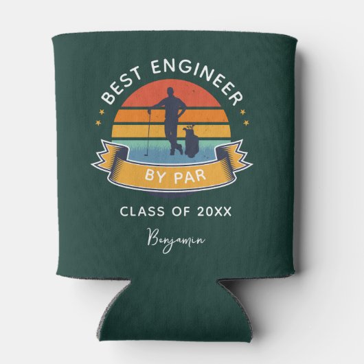 Beste Ingenieur van Par Afstuderen 2025 Green Cust Blikjeskoeler (Achterkant)