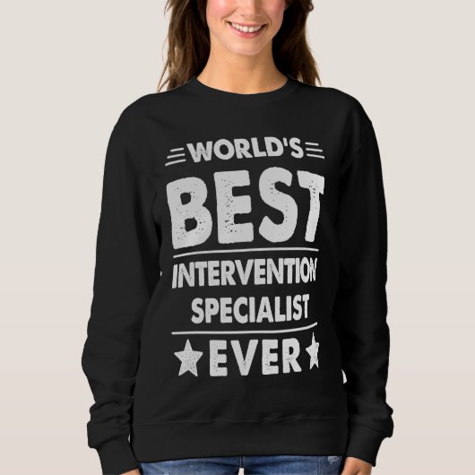 Beste Interventie Specialist Ter Wereld Ooit Trui (Voorkant)