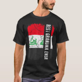 Beste Irakezen, grootmoeder ooit Iraakse vlag Moed T-shirt (Voorkant)