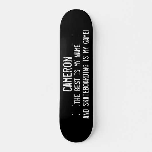 Beste Is Mijn Naam Custom Grunge Persoonlijk Skateboard (Voorkant)