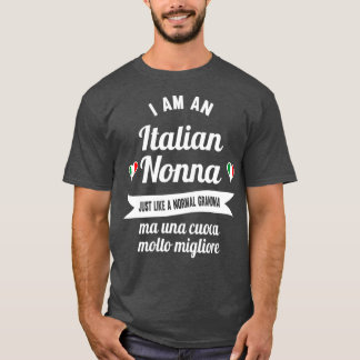 Beste Italiaanse Nonna Grote Italiaanse oma en T-shirt